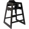 Restaurant Wood High Chair Black | TurcoBazaar F1050BL