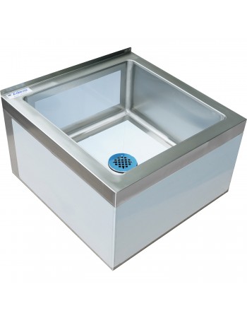 Janitorial Floor Mop Sink Stainless steel 635mm | TurcoBazaar FMS252110