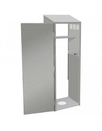 Janitorial Cabinet Stainless steel Single | TurcoBazaar FMSC263384418KD