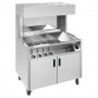 Commercial Electrical Food & Chips Warmer Station FW10 Stainless Steel 1000x700x1560mm | TurcoBazaar FW10