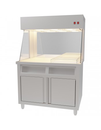 Commercial Electric Chip Scuttle & Warming Station with Cupboard 1000x700x1500mm | TurcoBazaar FW1000 Commercial Electric Chip Scuttle & Warming Station with Cupboard 1000x700x1500mm | TurcoBazaar FW1000