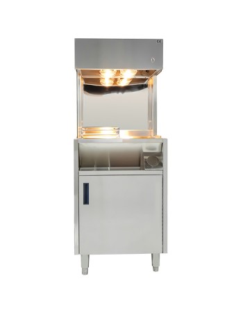 Commercial Electrical Food & Chips Warmer Station FW6 Stainless Steel 600x700x1560mm | TurcoBazaar FW6 Commercial Electrical Food & Chips Warmer Station FW6 Stainless Steel 600x700x1560mm | TurcoBazaar FW6