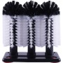 Manual Glass Washer with 3 Nylon Brushes and Suction Base | TurcoBazaar GBABS