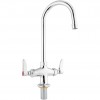 Commercial Single Hole Deck Mount Faucet with 6" Swivel Gooseneck Chrome Plated Brass | TurcoBazaar GD3601