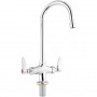 Commercial Single Hole Deck Mount Faucet with 6" Swivel Gooseneck Chrome Plated Brass | TurcoBazaar GD3601