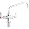 Commercial Single Hole Deck Mount Faucet with 10" Swing Nozzle Chrome Plated Brass | TurcoBazaar GD3610
