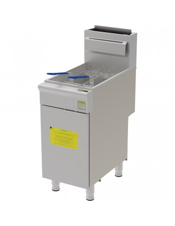 Professional Free Standing Gas Fryer Single Tank 26.5L 393x765x1145mm | TurcoBazaar GF4 Professional Free Standing Gas Fryer Single Tank 26.5L 393x765x1145mm | TurcoBazaar GF4