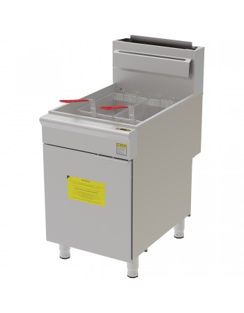 Professional Free Standing Gas Fryer Single Tank 44.0L 533x868x1145mm | TurcoBazaar GF5
