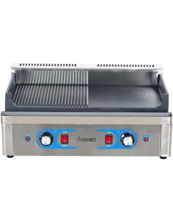 Professional Grill Electric 1 zone 2.3kW Smooth/Ribbed Cast iron top | TurcoBazaar GP5530EGW