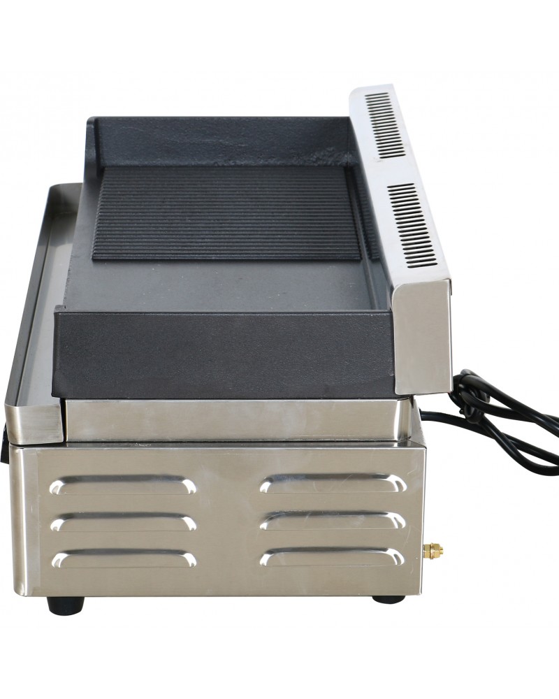 Professional Grill Electric 1 zone 2.3kW Smooth/Ribbed Cast iron top | TurcoBazaar GP5530EGW