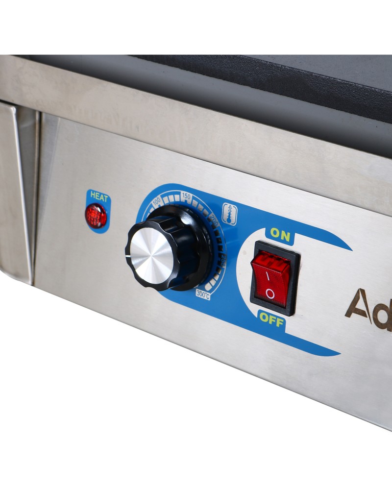 Professional Grill Electric 1 zone 2.3kW Smooth Cast iron top | TurcoBazaar GP5530GW