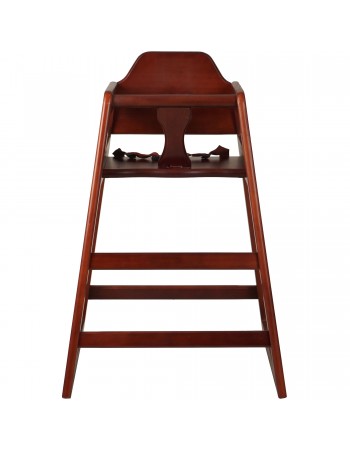 Restaurant Wood High Chair Mahogany | TurcoBazaar GS6003MAHOGANY