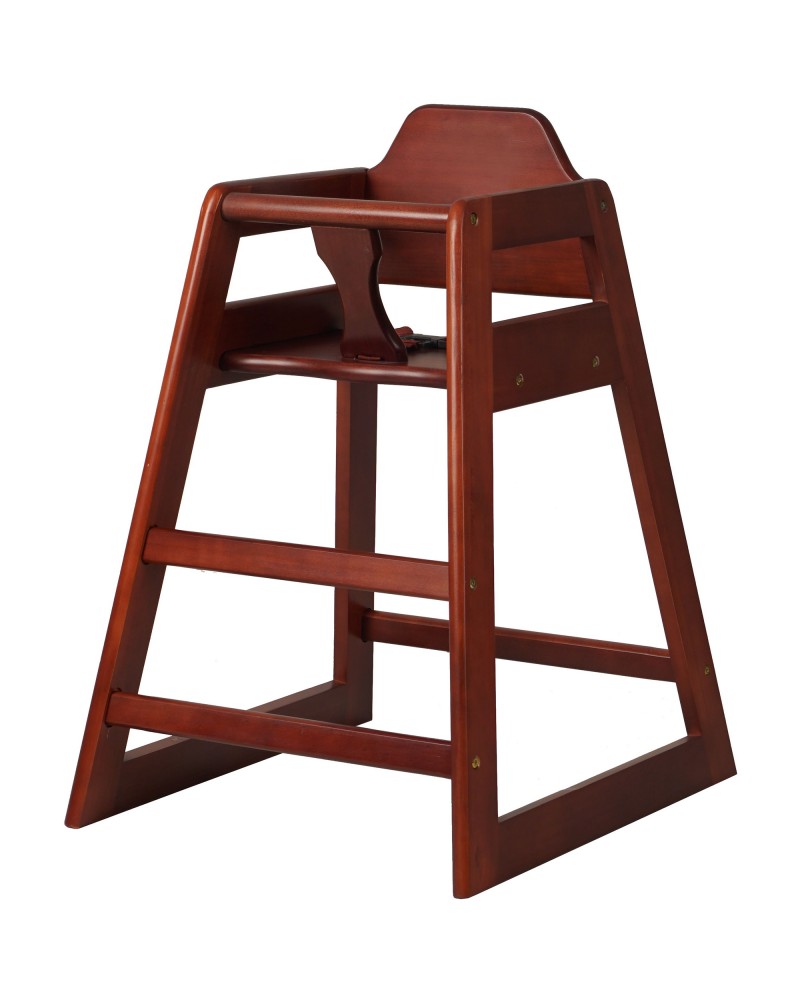 Restaurant Wood High Chair Mahogany | TurcoBazaar GS6003MAHOGANY