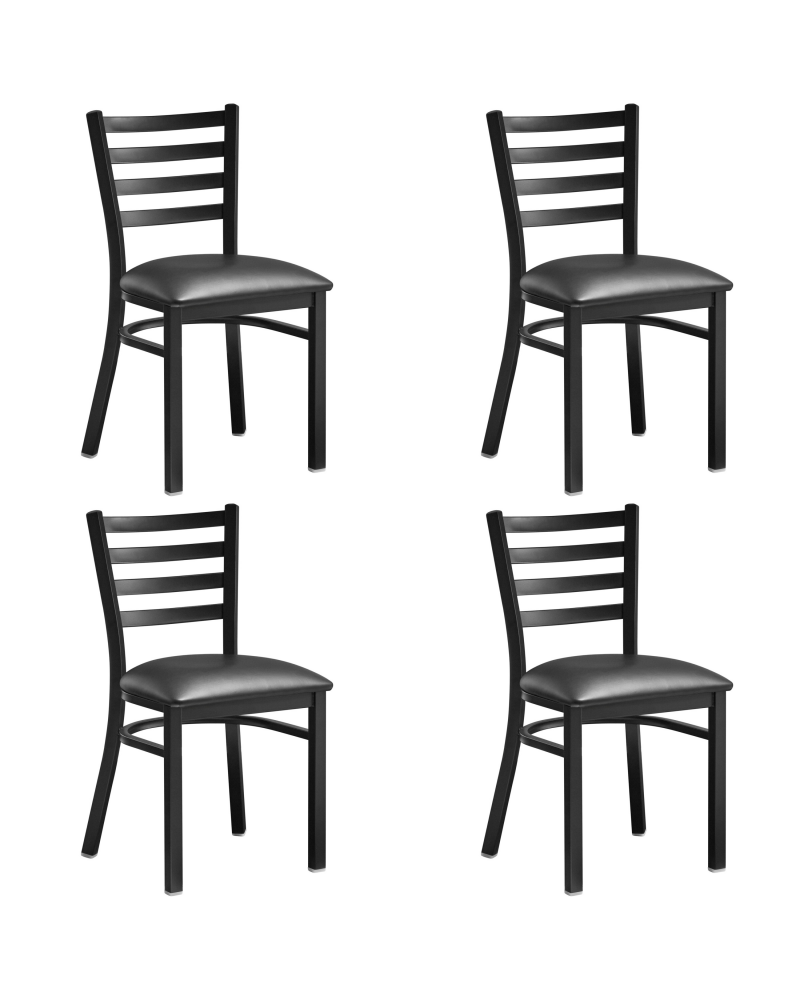 Black Steel Chair with Black Vinyl Cushion Seat & Black Back | TurcoBazaar GS694BLACKCUSHSEATBLACKBACK Black Steel Chair with Black Vinyl Cushion Seat & Black Back | TurcoBazaar GS694BLACKCUSHSEATBLACKBACK