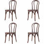 Bentwood Dining Chair - Light Walnut| TurcoBazaar GS90003LE
