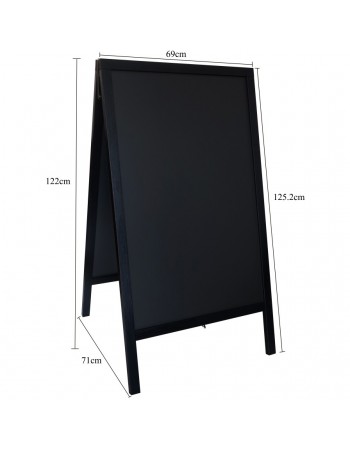 Pavement Chalk Board Black Frame 710×690×1252mm | TurcoBazaar GWA224 Pavement Chalk Board Black Frame 710×690×1252mm | TurcoBazaar GWA224