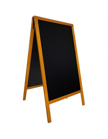 Pavement Chalk Board Beech Frame 710×690×1252mm | TurcoBazaar GWA226