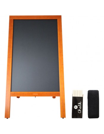 Pavement Chalk Board Beech Frame 700×1300mm | TurcoBazaar GWA230 Pavement Chalk Board Beech Frame 700×1300mm | TurcoBazaar GWA230