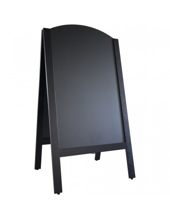 Open Top Pavement Chalk Board Black Frame 700×1300mm | TurcoBazaar GWA234