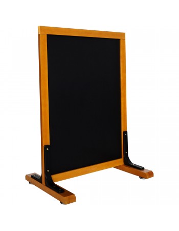 Pavement Chalk Board with Stand Beech Frame 560×450×820mm | TurcoBazaar GWA240