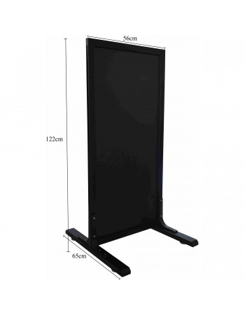 Pavement Chalk Board with Stand Black Frame 560×650×1220mm | TurcoBazaar GWA242 Pavement Chalk Board with Stand Black Frame 560×650×1220mm | TurcoBazaar GWA242