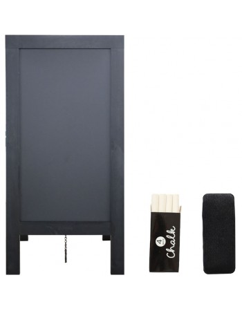 Pavement Chalk Board with Magnetic Surface Black Frame 20"×40" (508×1016mm) | TurcoBazaar GWA268