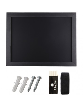 Wall-Mounted Chalk Board with Magnetic Surface Black Frame 24"×36" (610×914mm) | TurcoBazaar GWA288