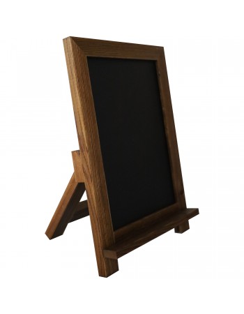 Tabletop Magnetic Chalk Board with Magnetic Surface and Stand Brown Frame 9.5"×14" (241×356mm) | TurcoBazaar GWA306