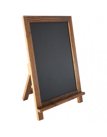Tabletop Magnetic Chalk Board with Magnetic Surface and Stand Brown Frame 12"×17" (305×432mm) | TurcoBazaar GWA310