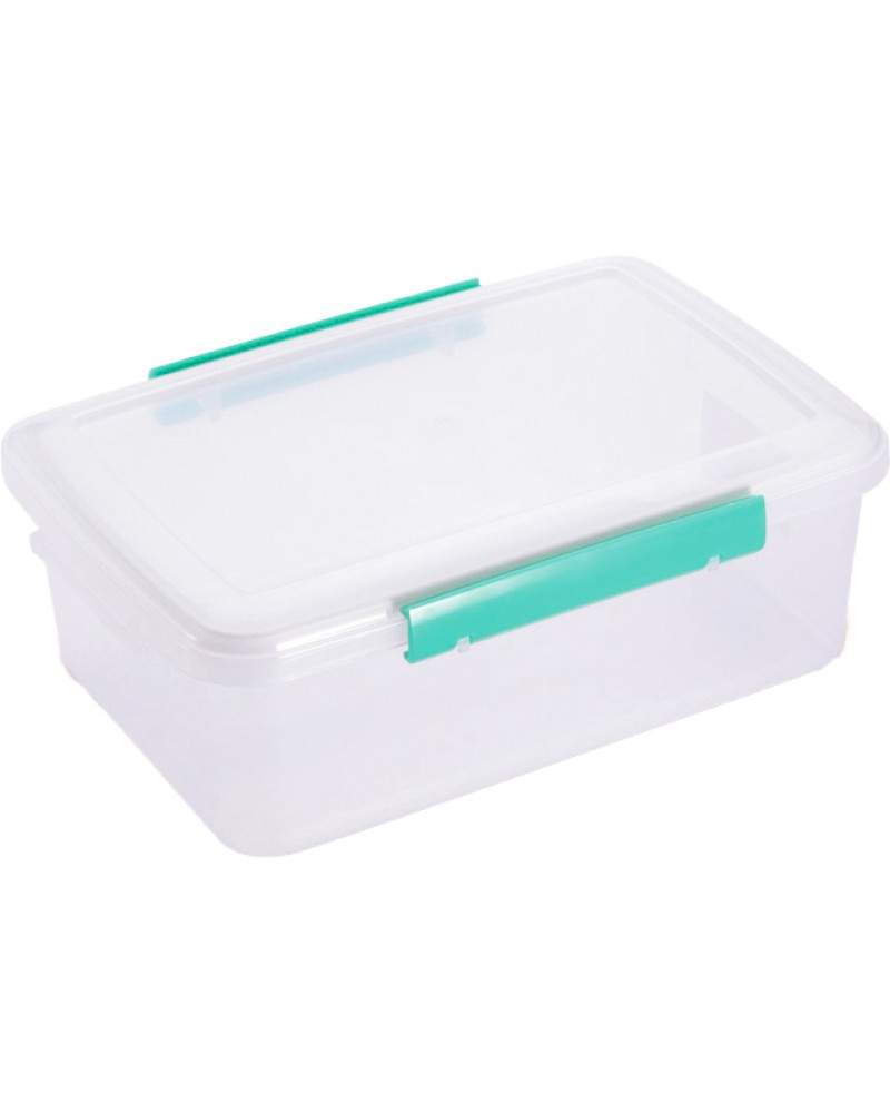 Food Storage Box with Buckles White Polypropylene (PP) 330x225x150mm | TurcoBazaar GZFH004