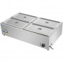 Commercial XL Bain Marie with Drain Tap 4xGN1/1 1100x700x280mm | TurcoBazaar HB4XL