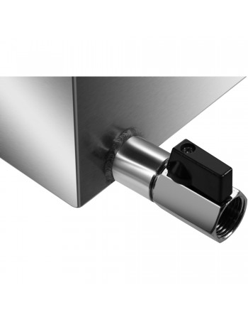 Commercial Bain Marie with Glass top sneeze guard 5xGN1/2 | TurcoBazaar HBM25