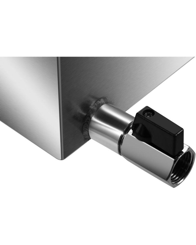 Commercial Bain Marie with Glass top sneeze guard 5xGN1/2 | TurcoBazaar HBM25