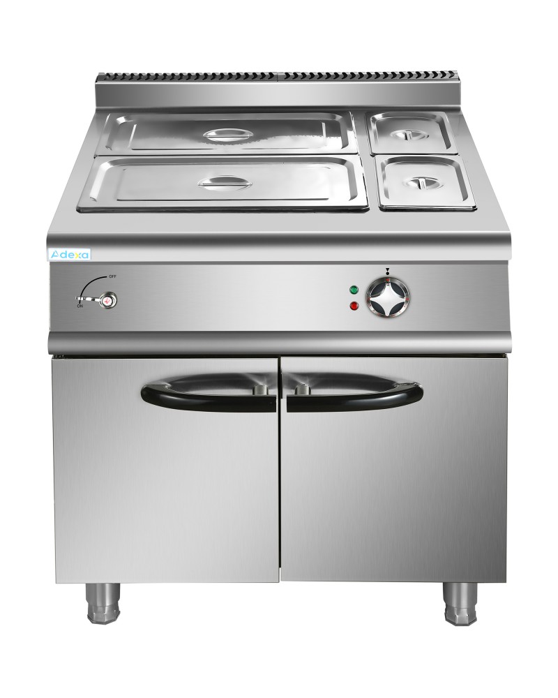 Commercial Electric Bain Marie with Cabinet 2xGN1/1 + 2xGN1/3 6kW 900mm Depth | TurcoBazaar HEB909A Commercial Electric Bain Marie with Cabinet 2xGN1/1 + 2xGN1/3 6kW 900mm Depth | TurcoBazaar HEB909A