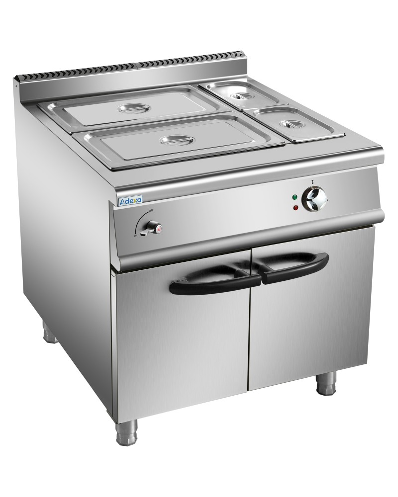 Commercial Electric Bain Marie with Cabinet 2xGN1/1 + 2xGN1/3 6kW 900mm Depth | TurcoBazaar HEB909A Commercial Electric Bain Marie with Cabinet 2xGN1/1 + 2xGN1/3 6kW 900mm Depth | TurcoBazaar HEB909A