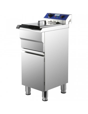 Commercial Fryer Single Electric 16 litre 5kW Free standing | TurcoBazaar HEF161C Commercial Fryer Single Electric 16 litre 5kW Free standing | TurcoBazaar HEF161C
