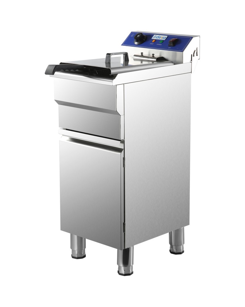Commercial Fryer Single Electric 16 litre 5kW Free standing | TurcoBazaar HEF161C Commercial Fryer Single Electric 16 litre 5kW Free standing | TurcoBazaar HEF161C