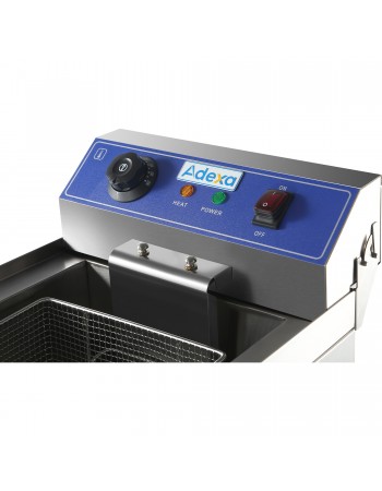 Commercial Fryer Single Electric 16 litre 5kW Free standing | TurcoBazaar HEF161C Commercial Fryer Single Electric 16 litre 5kW Free standing | TurcoBazaar HEF161C