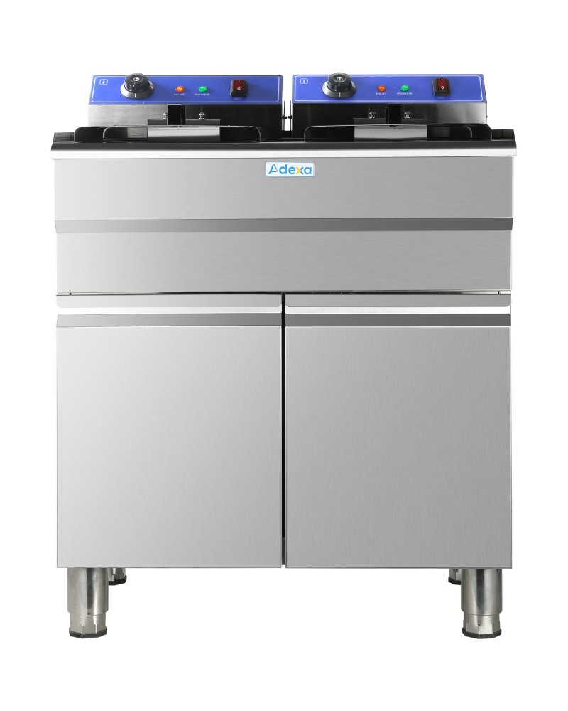 Commercial Fryer Double Electric 32 litre 10kW Free standing | TurcoBazaar HEF162C Commercial Fryer Double Electric 32 litre 10kW Free standing | TurcoBazaar HEF162C