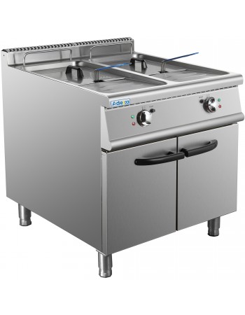 Commercial Fryer Twin Tank Electric 46 litre 24kW Freestanding | TurcoBazaar HEF708 Commercial Fryer Twin Tank Electric 46 litre 24kW Freestanding | TurcoBazaar HEF708