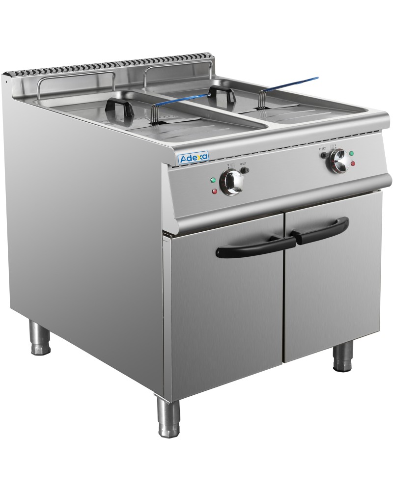 Commercial Fryer Twin Tank Electric 46 litre 24kW Freestanding | TurcoBazaar HEF708 Commercial Fryer Twin Tank Electric 46 litre 24kW Freestanding | TurcoBazaar HEF708