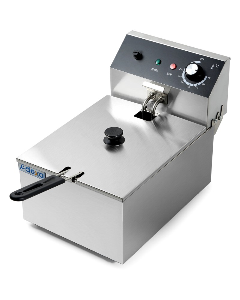 Commercial Fryer Single Electric 6 litre 2.5kW Countertop | TurcoBazaar HEF81A Commercial Fryer Single Electric 6 litre 2.5kW Countertop | TurcoBazaar HEF81A