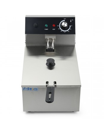 Commercial Fryer Single Electric 6 litre 2.5kW Countertop | TurcoBazaar HEF81A Commercial Fryer Single Electric 6 litre 2.5kW Countertop | TurcoBazaar HEF81A