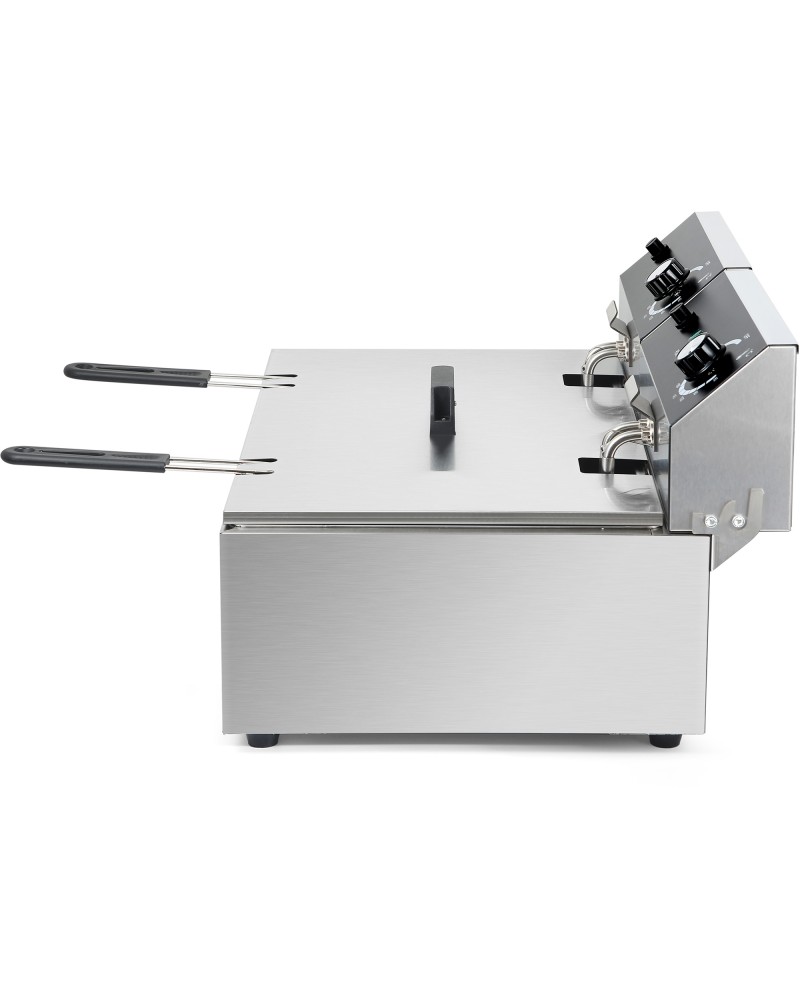 Commercial Fryer Single Electric 12 litre 5kW Countertop | TurcoBazaar HEF83A Commercial Fryer Single Electric 12 litre 5kW Countertop | TurcoBazaar HEF83A