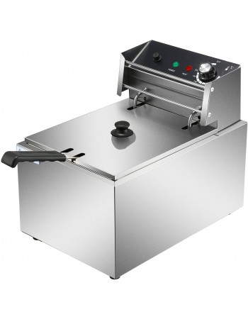 Commercial Fryer Single Electric 10 litre 2.8kW Countertop | TurcoBazaar HEF88 Commercial Fryer Single Electric 10 litre 2.8kW Countertop | TurcoBazaar HEF88