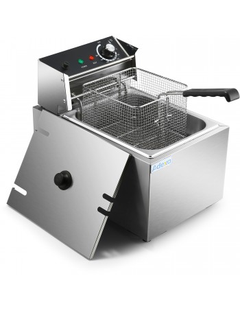 Commercial Fryer Single Electric 10 litre 2.8kW Countertop | TurcoBazaar HEF88 Commercial Fryer Single Electric 10 litre 2.8kW Countertop | TurcoBazaar HEF88