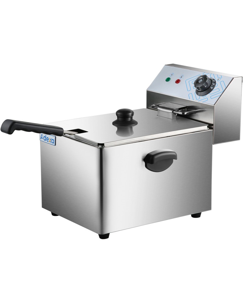 Commercial Fryer Single Electric 8 litre 3.25kW Countertop | TurcoBazaar HEF8L Commercial Fryer Single Electric 8 litre 3.25kW Countertop | TurcoBazaar HEF8L