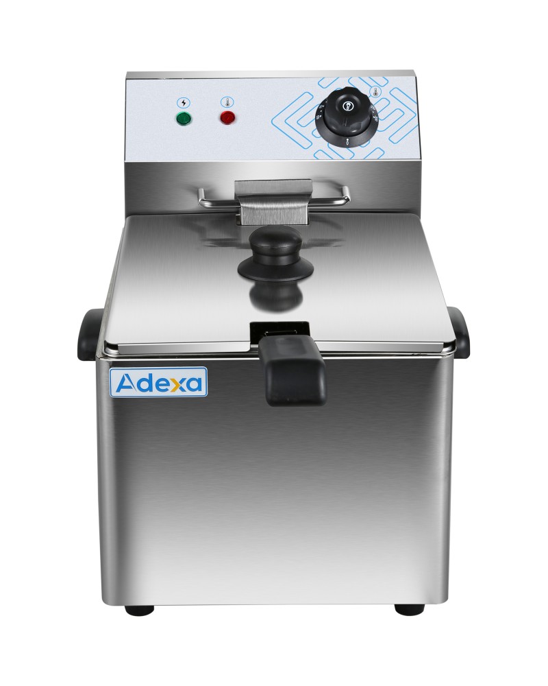 Commercial Fryer Single Electric 8 litre 3.25kW Countertop | TurcoBazaar HEF8L Commercial Fryer Single Electric 8 litre 3.25kW Countertop | TurcoBazaar HEF8L