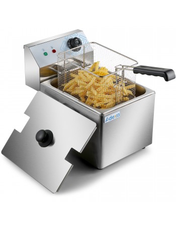 Commercial Fryer Single Electric 8 litre 3.25kW Countertop | TurcoBazaar HEF8L Commercial Fryer Single Electric 8 litre 3.25kW Countertop | TurcoBazaar HEF8L