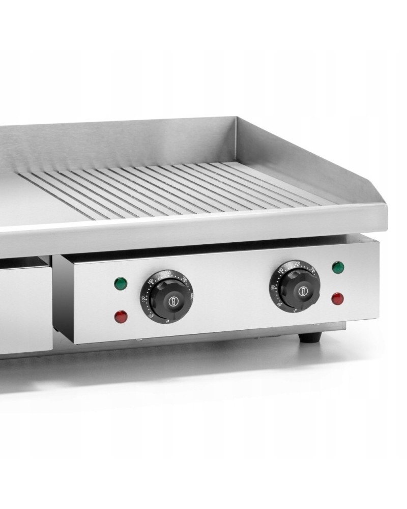 Commercial Griddle Smooth/Ribbed 730x470x240mm 4.4kW Electric | TurcoBazaar HEG822